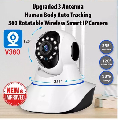 VOLTAC 360° CCTV Night Vision WiFi 1080P V380 HD Wireless IP