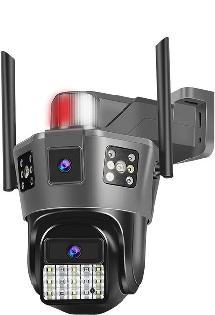 ELEKTRO WELT 4G PTZ DUAL LENS PTZ full hd Waterproof, Color Night