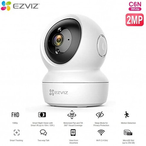 HIKVISION EZVIZ C6N 2MP Smart Wi-Fi Pan Tilt Camera INDOOR