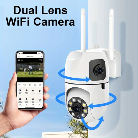 SROPX Wireless WiFi CCTV Camera Auto Tracking Waterproof PTZ Control  Security Camera