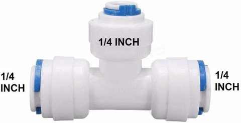 Lemny 1/4 Inch OD Quick Connect Water Fitting Combo Pack - 10 Piece Push-to-Connect Set