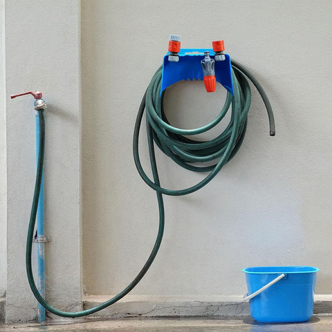 Divine Tree Wall Mounted Garden Hose Pipe Holder Bracket Fit Cable