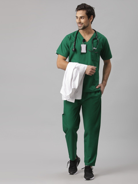 green dress in hospital Cascade Print IV Hospital Gown (DOZEN)