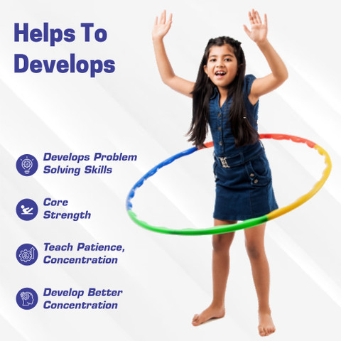 333MART Hula Hoop for Adults & Kids, Inter-Lockable 8 Pieces