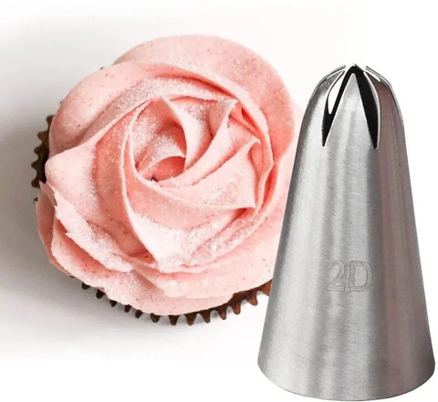 JAMBOREE 1M 2D Icing Nozzle Combo Large Rose Flower Icing Piping