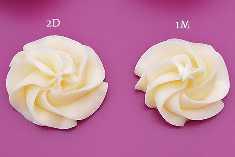 1m Vs 2d Tip Rose Wilton 2d 2d Rose Nozzle Piping Wilton 2d Tip