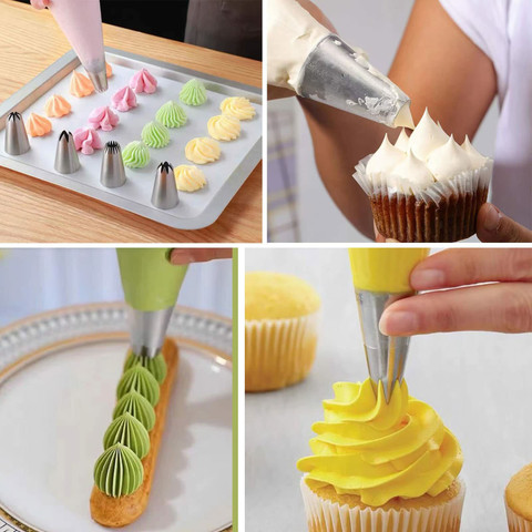 Icing Bag Basic Icing Nozzles Kyamison Combo Set Of Cake Icing