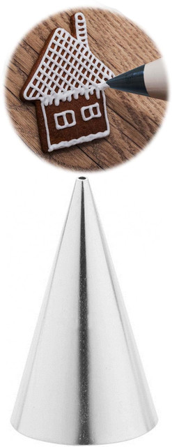 JAMBOREE Writing Rose swirl Nozzle Large Size Basket Cake