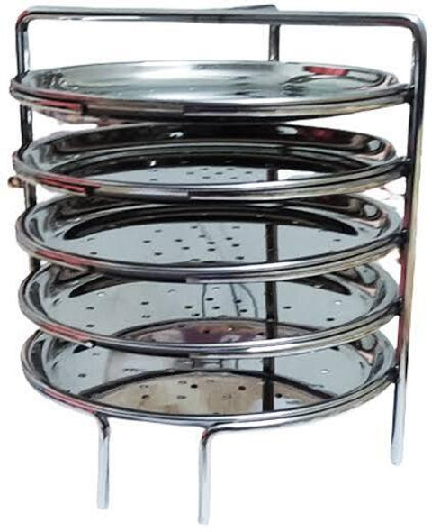 VGS MARKETINGS Stainless Steel Idiyappam Seva Maker Stand Plates for  pressure Cooker Steamer Standard Idli Maker