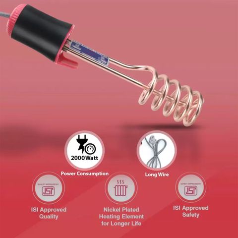 RedShell SmartBuy ISI Mark Shock-Proof & Water-Proof 2000 W Shock Proof Immersion Heater Rod (Tubular) - Image 8