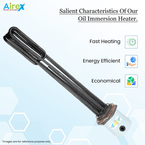 Airex Oil Immersion Heater Solar Heater Water Boiler Thermal Immersion Rod  3000 W Shock Proof Immersion Heater Rod