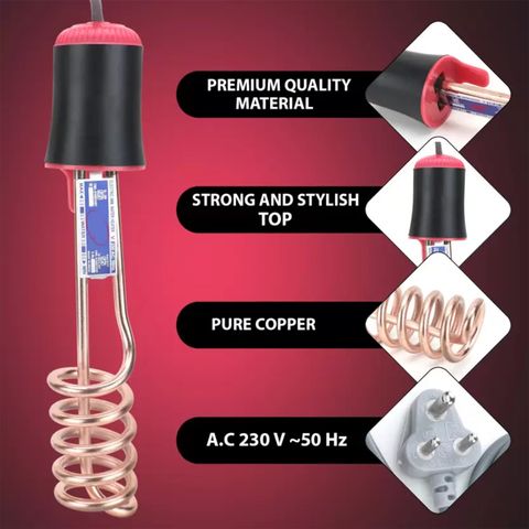 RedShell SmartBuy ISI Mark Shock-Proof & Water-Proof 2000 W Shock Proof Immersion Heater Rod (Tubular) - Image 6