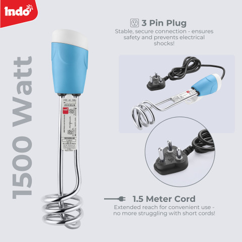 Indo MAGNUM 1500 W Immersion Heater Rod Price in India Buy Indo