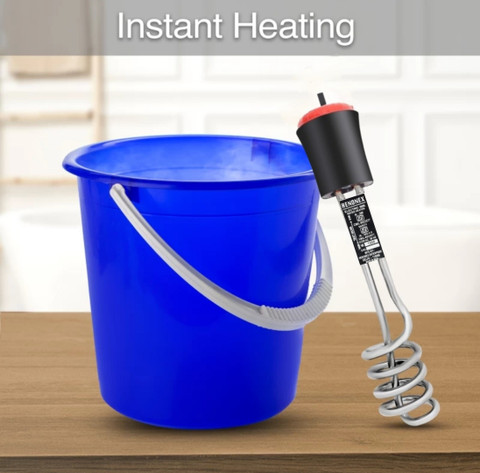 Plastic Bucket Water Heater Rod In Bucket Immersion Water Heater