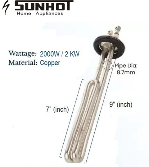 Thermostat Airex Geyser Wattage Dgqtrx 2pcs 4500W Water Heater