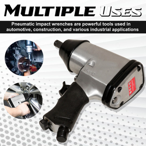 Digital Craft Pneumatic Impact Wrench Kit,Ratchet Handle 1/2,Air