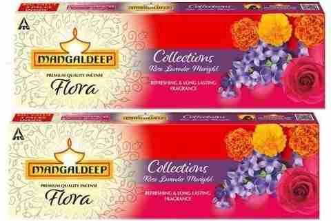 MANGALDEEP Flora Collections Premium Incense Sticks fragrances