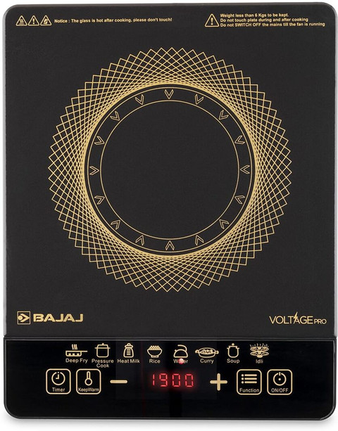 BAJAJ 1900 W Induction Cooktop Touch Panel