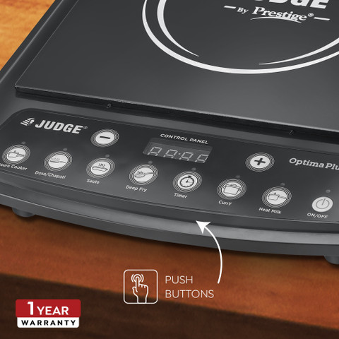 Judge by Prestige 1600 W Induction Cooktop Push Button