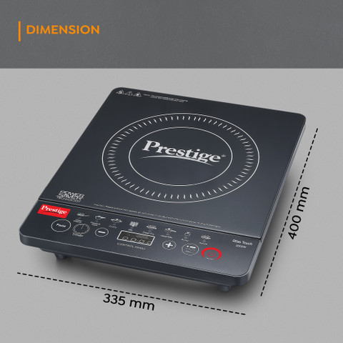 Prestige 2000 W Induction Cooktop Touch Panel