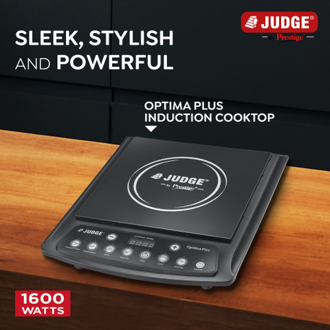 Judge by Prestige 1600 W Induction Cooktop Push Button