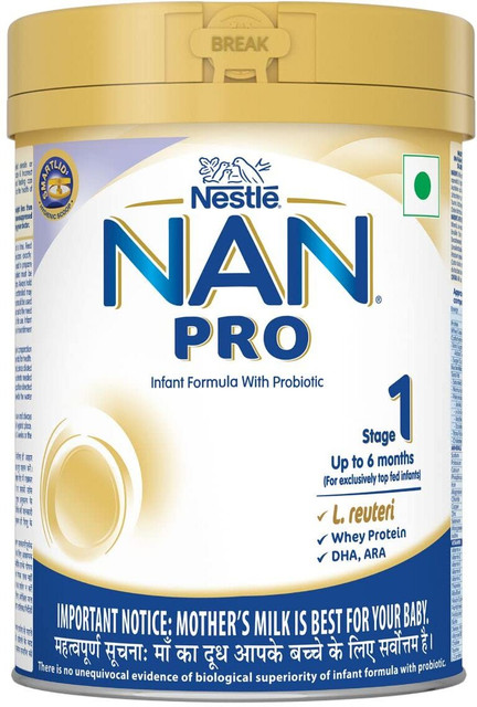 Nestle Nan Pro Infant Formula Powder Stage 1, Tin Pack Upto Months - Main Image
