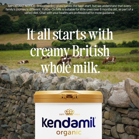 【新品】kendamil organic オーガニック 粉ミルク 英王室御用達 Kendamil Organic First Infant Milk, Stage 1, British Made, Organic