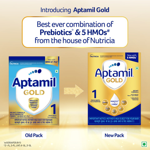 Aptamil Gold Infant Formula Powder with Prebiotics and HMO Stage - Main Image