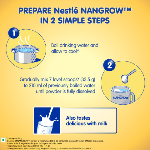 Nestle Nangrow Nutritious Milk drink for growing children Creamy