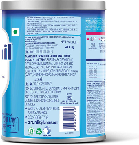 Aptamil Preterm Infant Formula Powder with Prebiotics