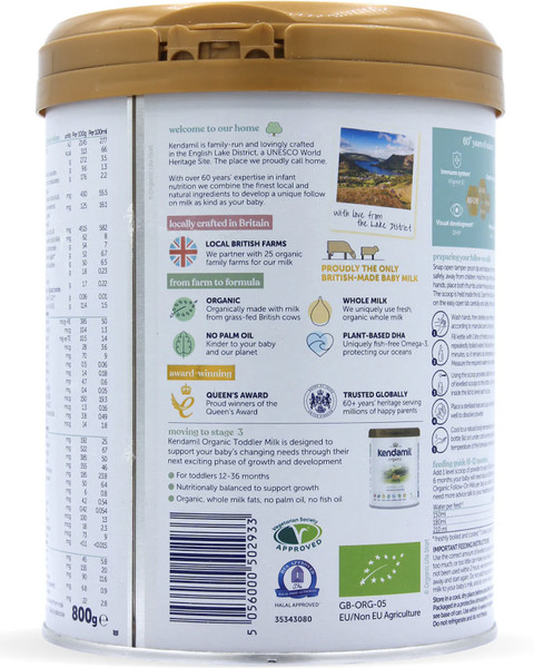 Nutrition Facts Natures One Organic Formula Sprout (0-12 Months