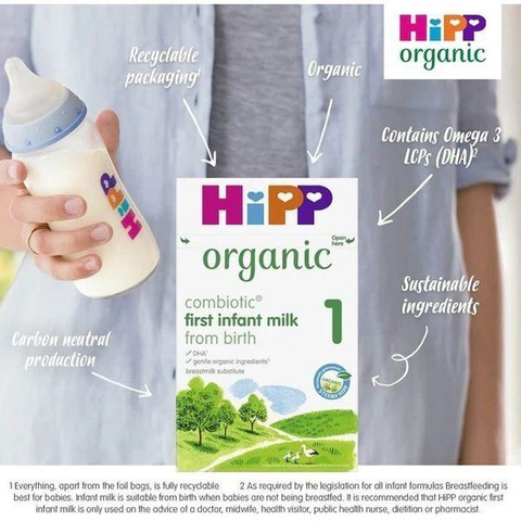 Hipp Organic Combiotic First Infant Milk (Stage 1) 800g