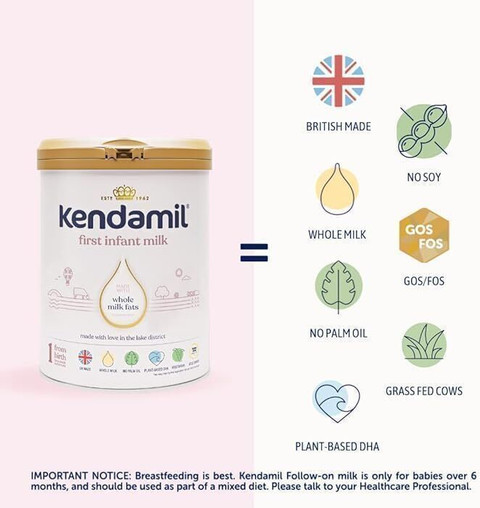 Kendamil First Baby Infant Milk Formula Powder From Birth - Main Image