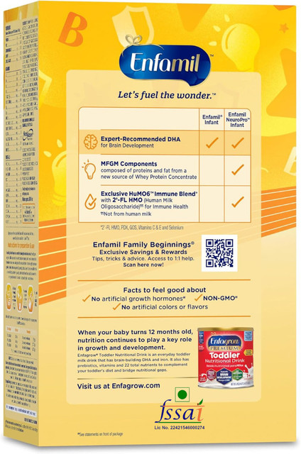 Enfamil NeuroPro Infant Milk Super-Saver Pack, DHA MFGM, USA - Main Image