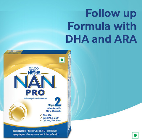 Nestle Nan Pro Follow-up Formula Powder, Stage From to 12 Months