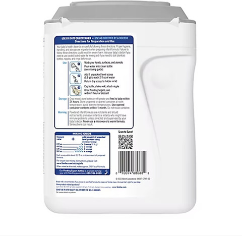 Back Similac Can Similac® Advance Infant Formula Powder, Ct Oz Fry's
