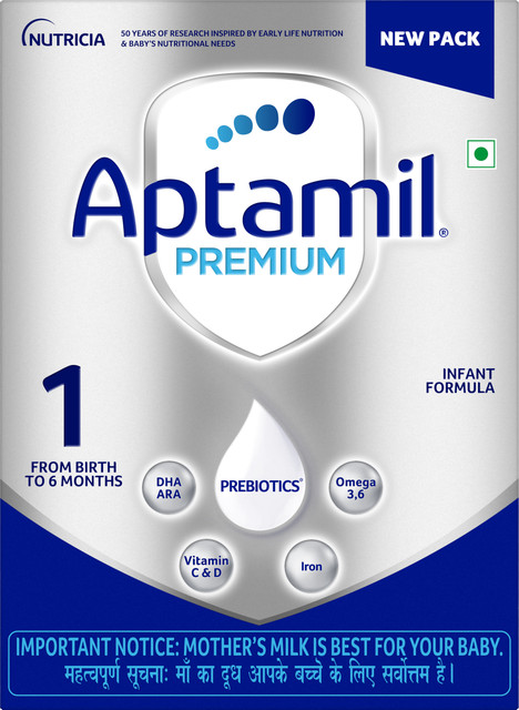 Aptamil Premium Infant Formula Milk Powder for Babies Stage (Upto  Months), BIB