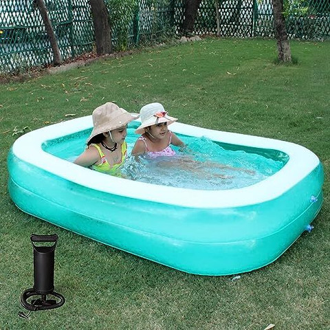 KinderTales VB12 Summer Feet Pool for Kids and Adults (Free Air Pump)  Inflatable Swimming Pool