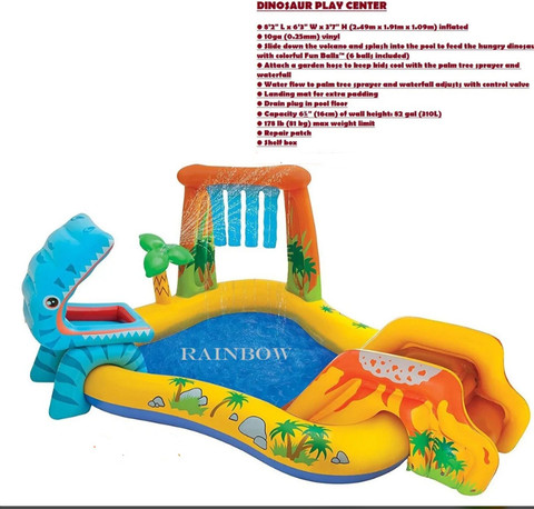 Intelligent Dinosaur Play Center (IND*14) Swimming Pool With Free
