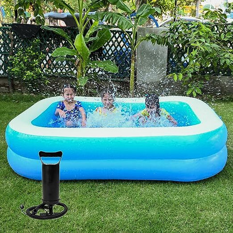 Plastic Swimming Pool Inflator Pump TinyTales BN12 Summer Feet