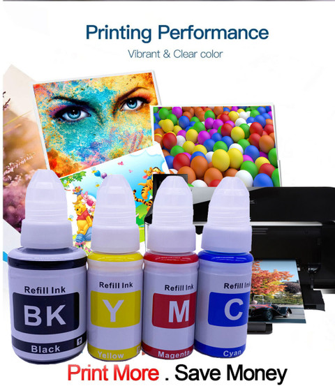 Pring Ink R C Print ink compatible for canon printer G1010,G2000,G2010,G2012 ...