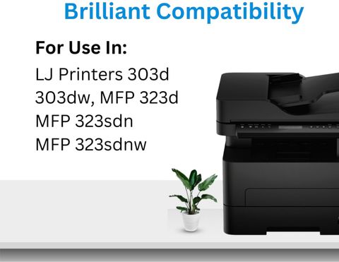 323d Ink Dot Print 181A/W1816A Drum Unit for HP Laser 303d, 303dw, MFP 323d ...