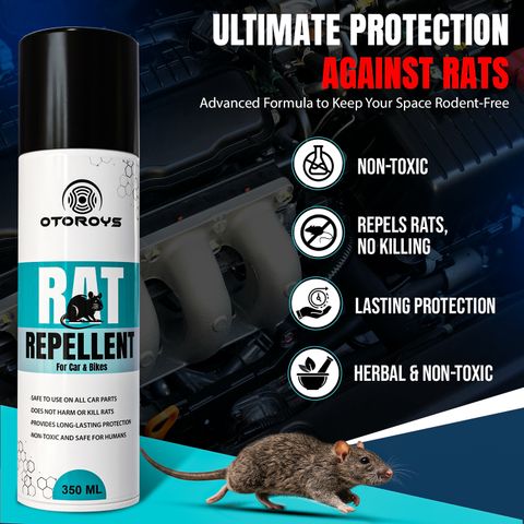 Otoroys Powerful Spray Rat Rodent Repellent Anti Rat Treatment For Cars ...