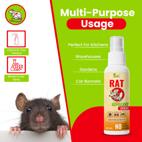 Mitex Rat Repellent Spray for Indoor & Outdoor Use - Buy Baby Care Products in India | Flipkart.com