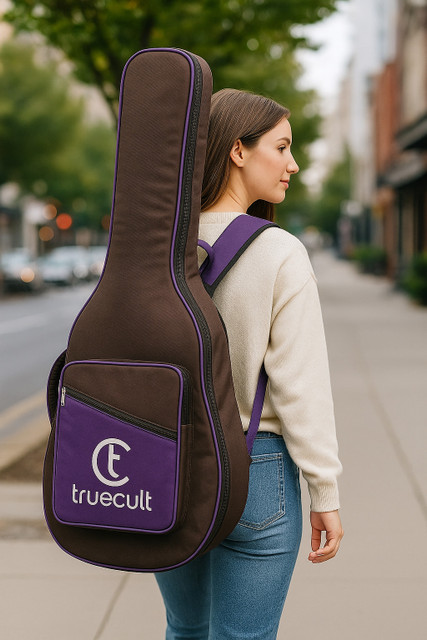True Cult 1680-AGB512-Coffee Guitar Bag Price in India Buy True