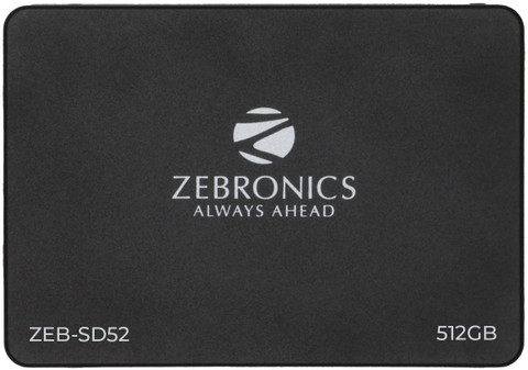 ZEBRONICS ZEB-SD52 512 GB Desktop, Laptop Black SATA III Internal
