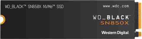 WESTERN DIGITAL WD SN850X 2 TB Desktop, Laptop Black PCIe NVMe