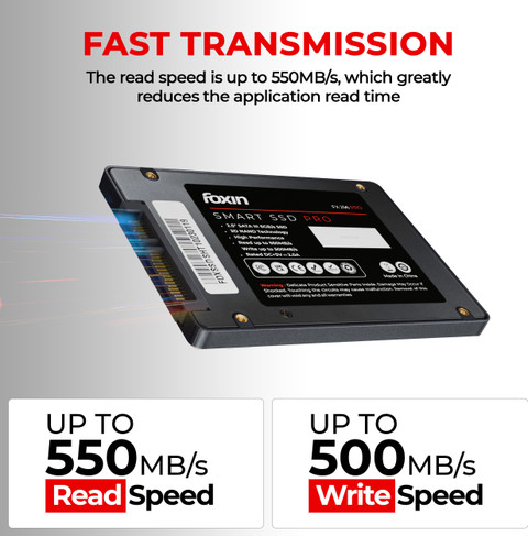 Foxin Pro 256 GB Laptop, Desktop Black SATA III Internal Solid