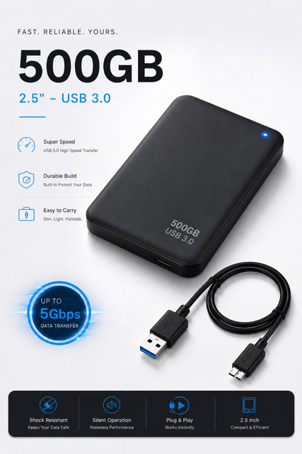 DATRIX HDD 500 GB Laptop Black SATA Internal Hard Disk Drive (HDD