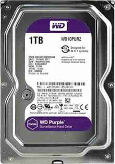 WD WD10PURZ 1 TB Surveillance Systems White SATA Internal Hard